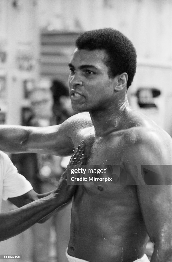 Muhammad Ali training at his camp in Deer Lake Pennsylvania, 23rd ...