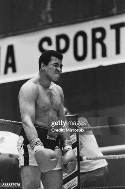 Muhammad Ali training in Deer Lake, Pennsylvania ahead of his second fight with Leon Spinks, 16th September 1978 .