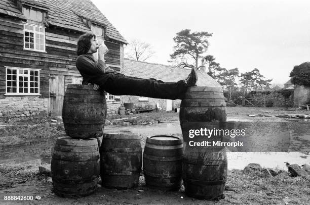 Terry Jones, script writer for Monty Python, has bought a brewery at Lyonshall, near Hereford. He is producing 100 barrels of beer weekly of his own...