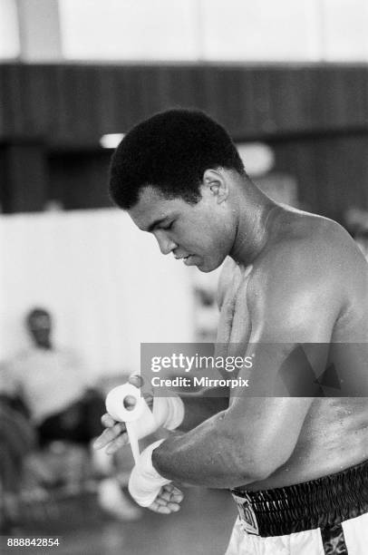 Muhammad Ali training at the Concord Hotel in Catskill Mountains, 20th September 1976.