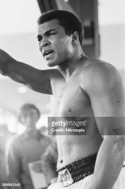 Muhammad Ali training at the Concord Hotel in Catskill Mountains, 23rd September 1976.