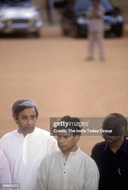 Naveen Patnaik, Chief Minister of Orissa with Dilip Ray