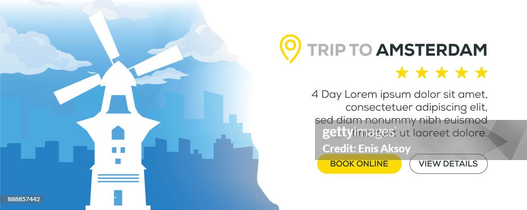 Trip To Amsterdam Banner