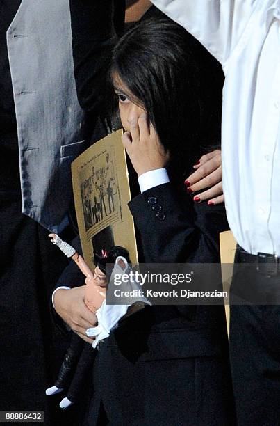 Prince Michael Jackson II at the Michael Jackson public memorial service held at Staples Center on July 7, 2009 in Los Angeles, California. Jackson...