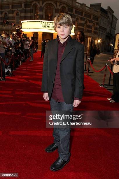 Miles Heizer at the Warner Bros. Premiere of "Rails & Ties" at the Steven J Ross Theater on October 23, 2007 in Burbank, California.