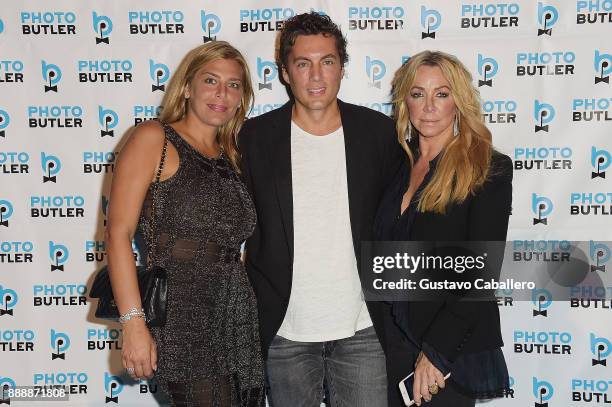 Claudine Deniro, Fabian Basabe, and Anna Rotschild attend Rosario Dawson Hosts The Launch Of Photo Butler At Art Basel With Anna Rothschild And...