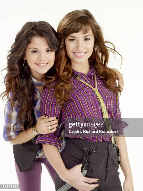 Actress/ singers Selena Gomez and Demi Lovato pose for a portrait session in Los Angeles for Teen Magazine on May 10, 2008. COVER IMAGE