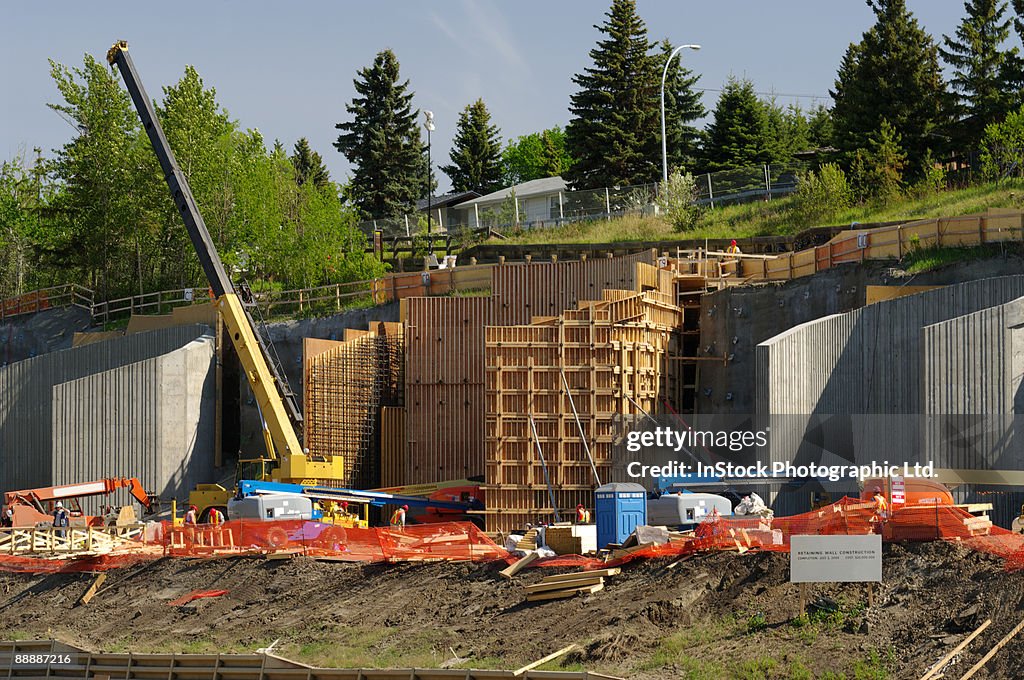 Retaining Wall Construction