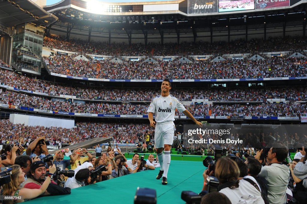 Real Madrid Presents Cristiano Ronaldo As New Player