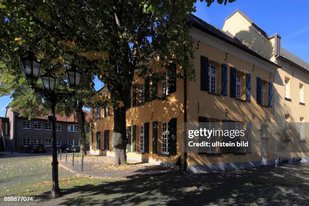 Wachtendonk, Niers, Nette, Maas-Schwalm-Nette Nature Park, Lower Rhine, Rhineland, North Rhine-Westphalia, NRW, historic downtown, old monastery...