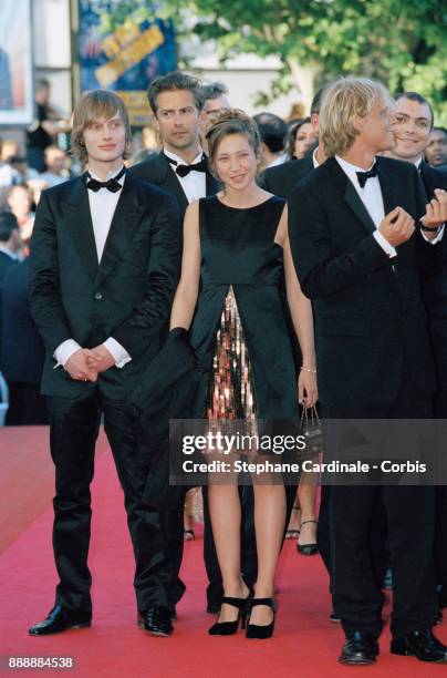 Laura Smet, daughter of Nathalie Baye and Johnny Hallyday, attending the Cannes Festival, Cannes, 15th May 2001