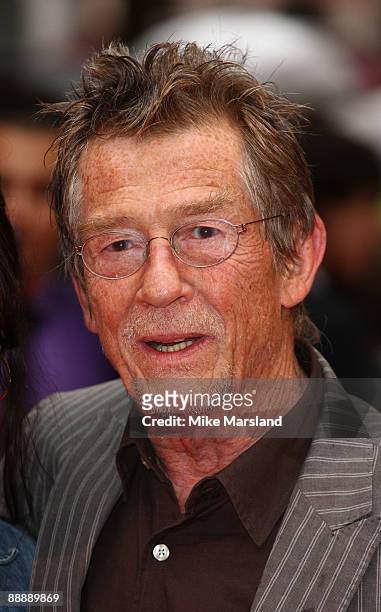 John Hurt attends the UK Premiere of Harry Potter and the Half-Blood Prince at Odeon Leicester Square on July 7, 2009 in London, England.