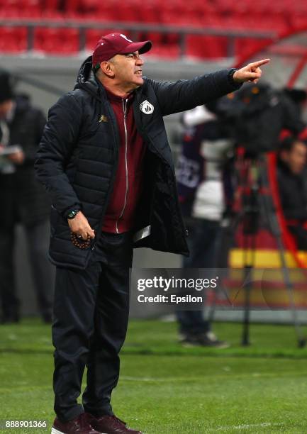 Head coach of FC Rubin Kazan Kurban Berdyev during the Russian Premier League match between FC Rubin Kazan and SKA Khabarovsk at Kazan Arena stadium...