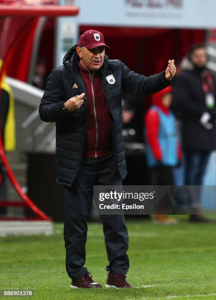 Head coach of FC Rubin Kazan Kurban Berdyev during the Russian Premier League match between FC Rubin Kazan and SKA Khabarovsk at Kazan Arena stadium...