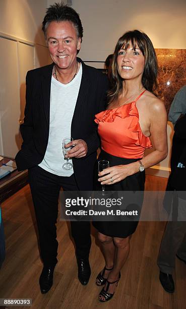 Stacey and Paul Young attend the Little Black Gallery Summer Party, at the Little Black Gallery on July 7, 2009 in London, England.