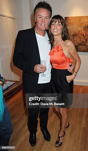 Stacey and Paul Young attend the Little Black Gallery Summer Party, at the Little Black Gallery on July 7, 2009 in London, England.