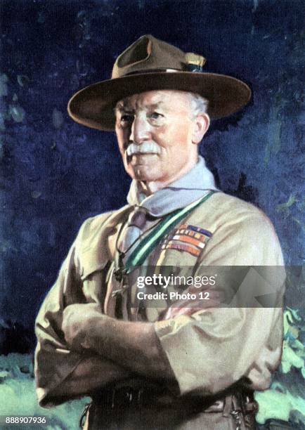 Robert Stephenson Smyth Baden-Powell lst Viscount Baden-Powell. English soldier; defender of Mafeking in Boer War Founder of Boy Scouts , and Girl...