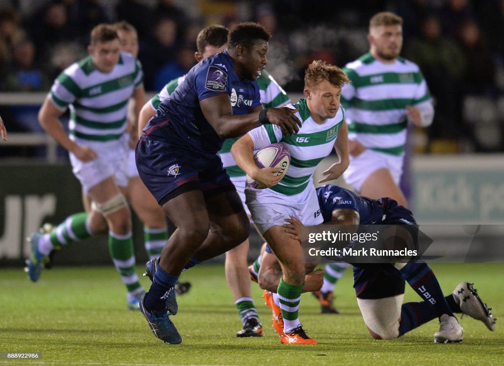 Sam Stuart Rugby Sam Stuart of Newcastle Falcons is tackled by Tierry Paiva and... News ...