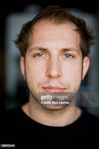 young man with soul-patch, portrait - soul patch stock pictures, royalty-free photos & images