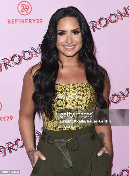 Singer Demi Lovato attends Refinery29 29Rooms Los Angeles: Turn It Into Art at ROW DTLA on December 6, 2017 in Los Angeles, California.