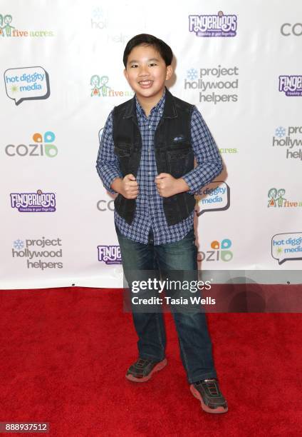 Albert Tsai at Project Hollywood Helpers at Skirball Cultural Center on December 9, 2017 in Los Angeles, California.