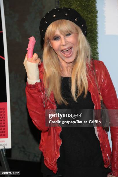 Britt Ekland is seen on December 08, 2017 in Los Angeles, California.