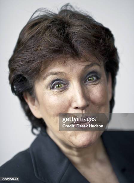 French Politician Roselyne Bachelot poses at a portrait session in Paris on May 8, 2009. .