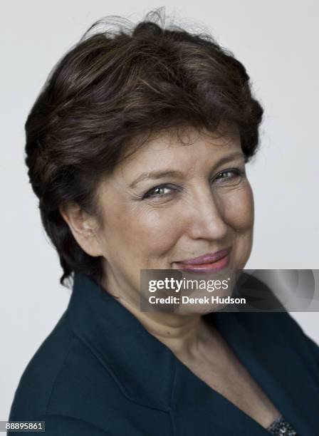 French Politician Roselyne Bachelot poses at a portrait session in Paris on May 8, 2009. .