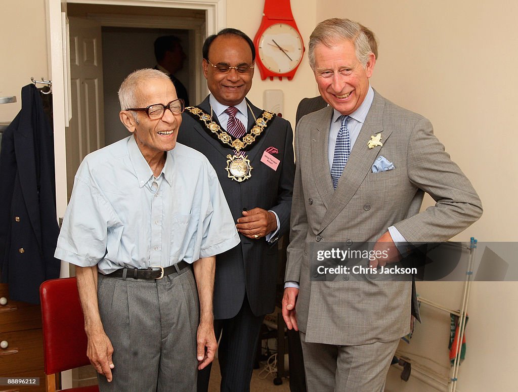 Prince Of Wales Visits St Pancras Almshouses