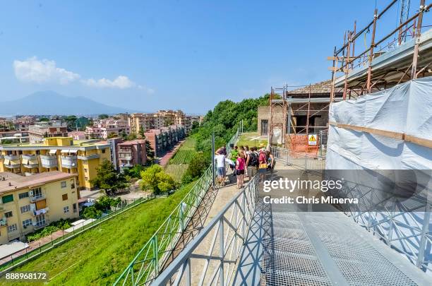 stabaie excavation site and scafati, suburb of naples city - scafati stock pictures, royalty-free photos & images