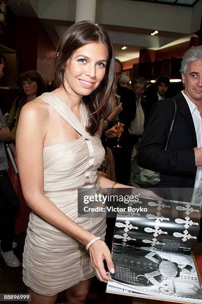 Designer Dasha Zhukova attends a launch of the book "Russian Style" by Evelina Khromtchenko on July 6, 2009 in Paris, France.