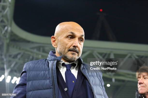 Luciano Spalletti, head coach of FC Internazionale, before the Serie A football match between Juventus FC and FC Internazionale at Allianz Stadium on...