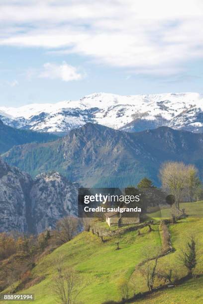 landscape with chapel - tejo fotografías e imágenes de stock