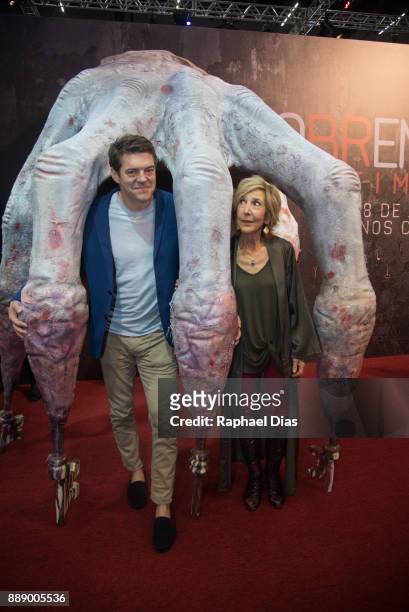 Producer Jason Blum and actress Lin Shaye attend Brazil Comic Con 2017, Insidious: The Last Key Panel at Brazil Comic Con 2017 on December 9, 2017 in...