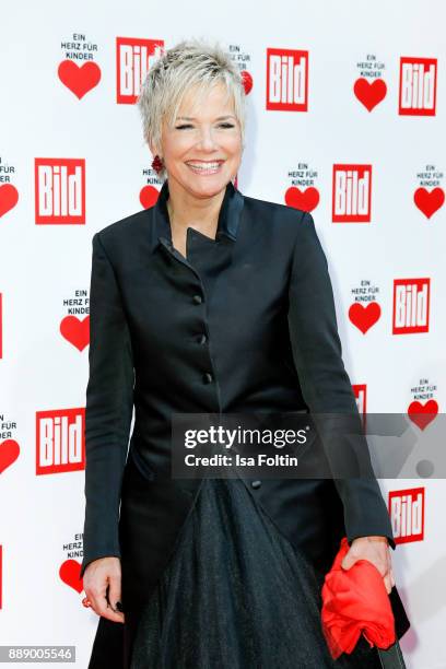 German presenter Inka Bause attends the 'Ein Herz fuer Kinder Gala' at Studio Berlin Adlershof on December 9, 2017 in Berlin, Germany.