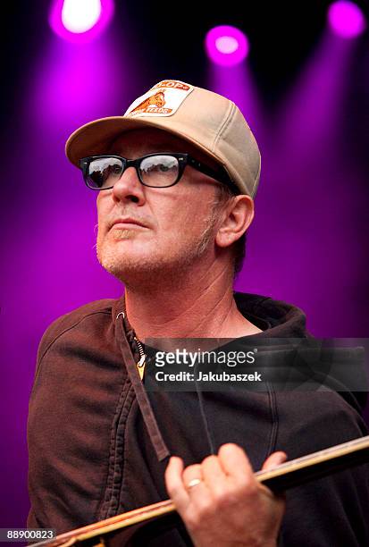 American singer Kurt Wagner of the alternative country band Lambchop performs live during a concert at the Zitadelle Spandau on July 8, 2009 in...