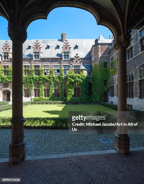 Belgium, Antwerp university buildings of the UFSIA - iniversiteit in the old city of Antwerp