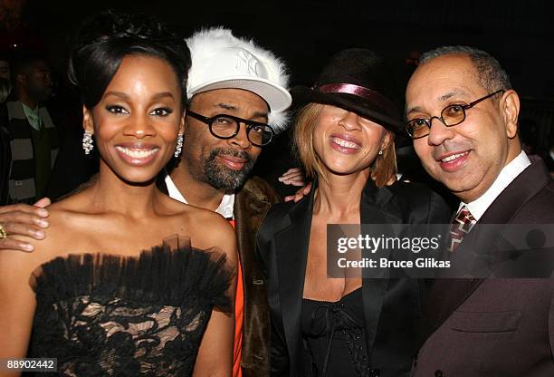 Anika Noni Rose, Spike Lee, Tonya Lewis Lee and George C Wolfe