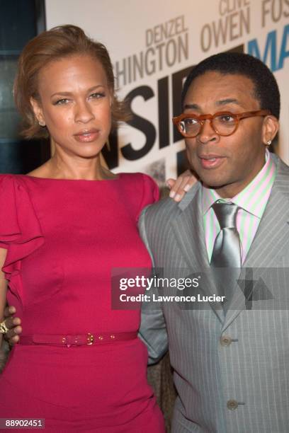 Spike Lee and wife Tonya Lewis Lee