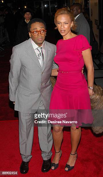Spike Lee and wife Tonya Lewis Lee