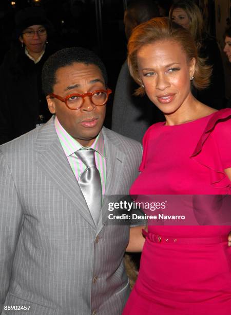 Spike Lee and wife Tonya Lewis Lee