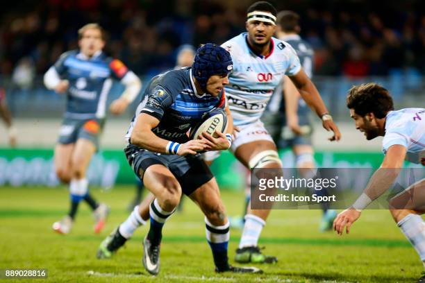 Armand Batlle of Castres during the European Champions Cup match between Castres and Racing 92 on December 9, 2017 in Castres, France.