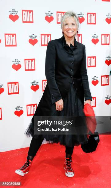 German presenter Inka Bause attends the 'Ein Herz fuer Kinder Gala' at Studio Berlin Adlershof on December 9, 2017 in Berlin, Germany.