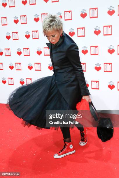 German presenter Inka Bause attends the 'Ein Herz fuer Kinder Gala' at Studio Berlin Adlershof on December 9, 2017 in Berlin, Germany.