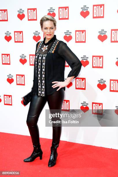 German actress Gesine Cukrowski attends the 'Ein Herz fuer Kinder Gala' at Studio Berlin Adlershof on December 9, 2017 in Berlin, Germany.