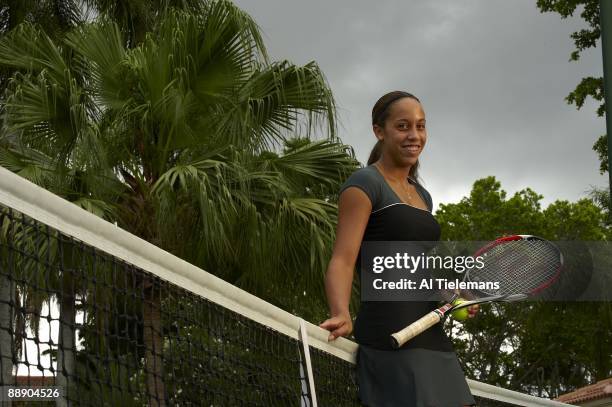 Where Will They Be: Portrait of 14-year-old Madison Keys at Evert Tennis Academy. Boca Raton, FL 5/29/2009 CREDIT: Al Tielemans