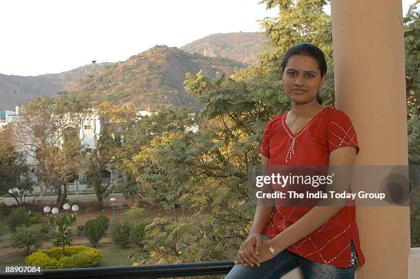 Koneru Humpy, Indian Chess Player and former World Champion at her Residence in Vijayawada, Andhra Pradesh, India