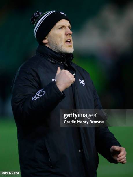 Steve Tandy of Ospreys during the European Rugby Champions Cup match between Northampton Saints and Ospreys at Franklin's Gardens on December 9, 2017...