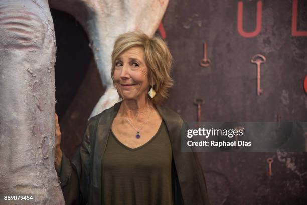Actress Lin Shaye attends the Brazil Comic Con 2017, Insidious: The Last Key Booth at the Brazil Comic Con 2017 on December 9, 2017 in Sao Paulo,...