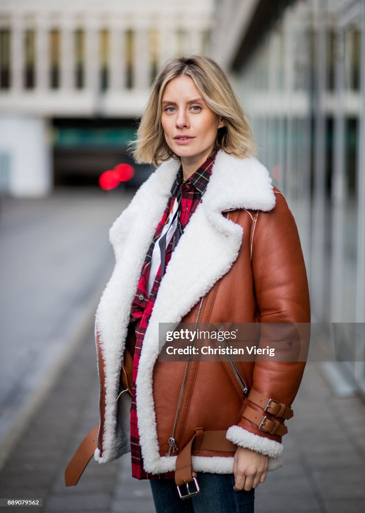 Street Style - Duesseldorf - December 9, 2017